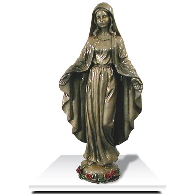 Compobronze "Vierge socle...